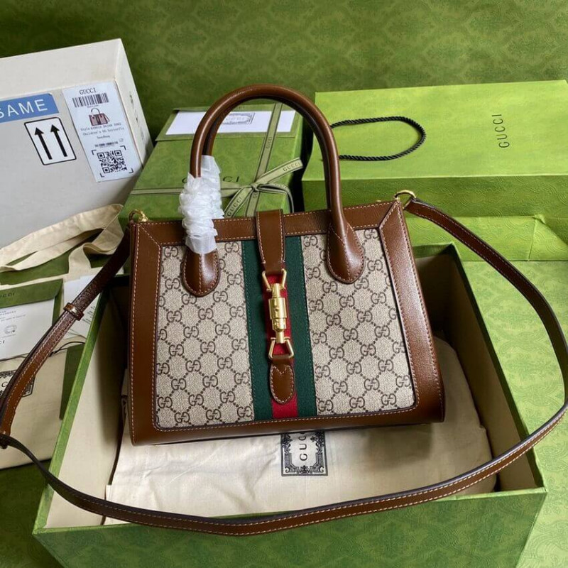 Replica Gucci Jackie 1961 Medium Tote Bag 649016 Gg Supreme - Image 4