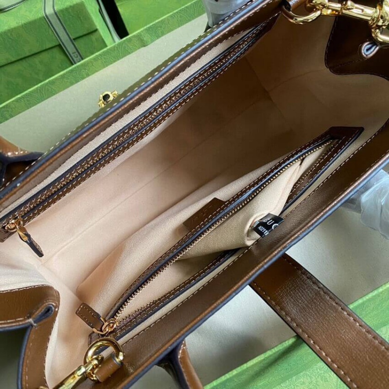 Replica Gucci Jackie 1961 Medium Tote Bag 649016 Gg Supreme - Image 10