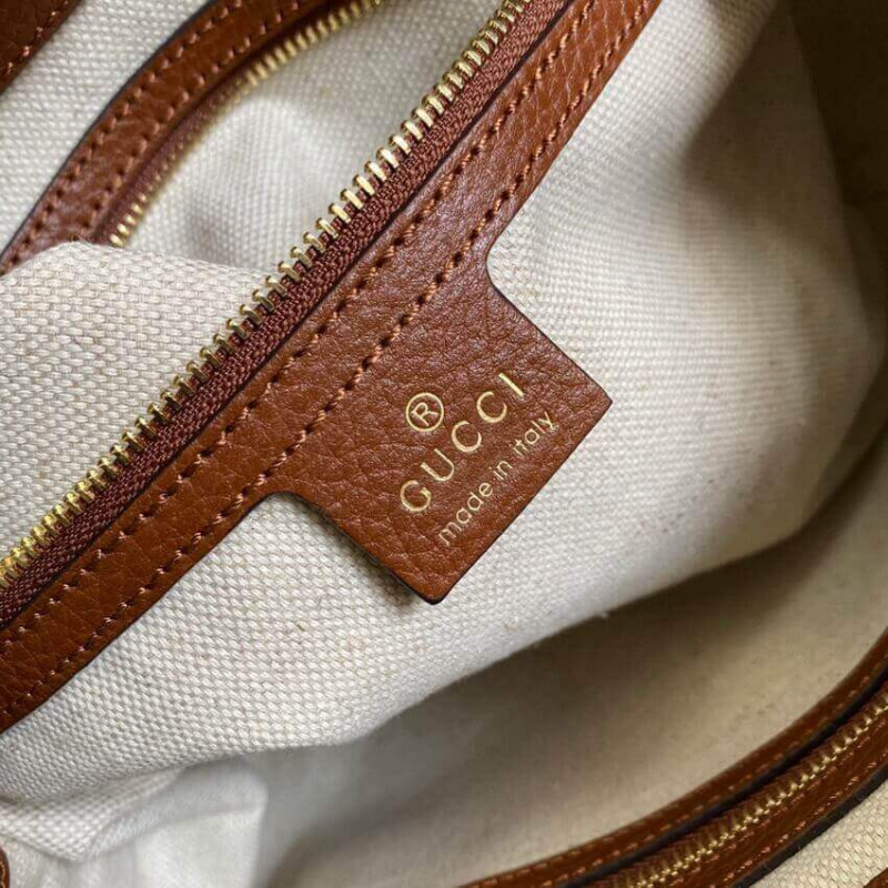 Replica Gucci Jackie 1961 Medium Tote Bag In Blue Denim 649016 - Image 9