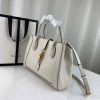 Best Replicas Bags - Gucci Jackie 1961 Medium Tote Bag in White Leather 649016 Top Quality Louis Vuitton LV Replica Bags On Sales