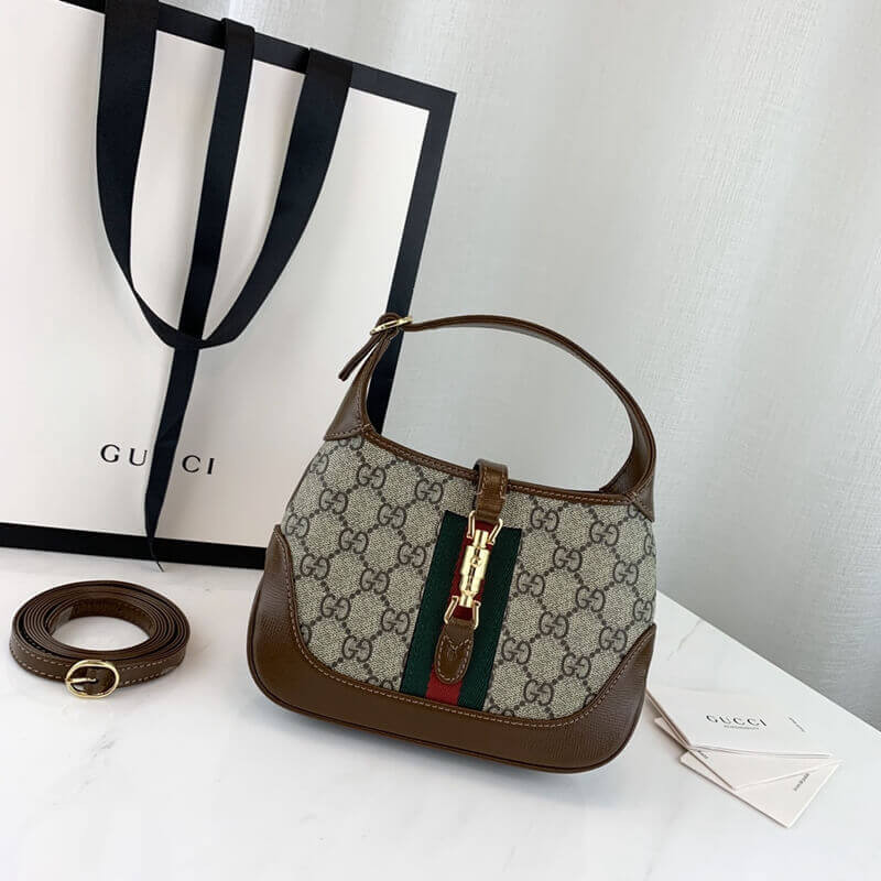 Replica Gucci Jackie 1961 Mini Hobo Bag 637092 - Image 4