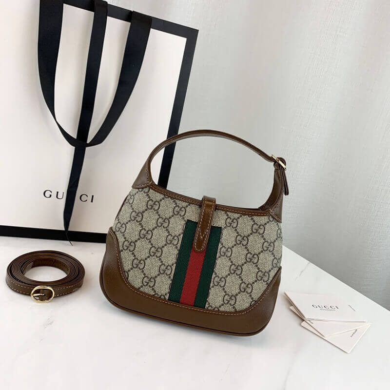 Replica Gucci Jackie 1961 Mini Hobo Bag 637092 - Image 5