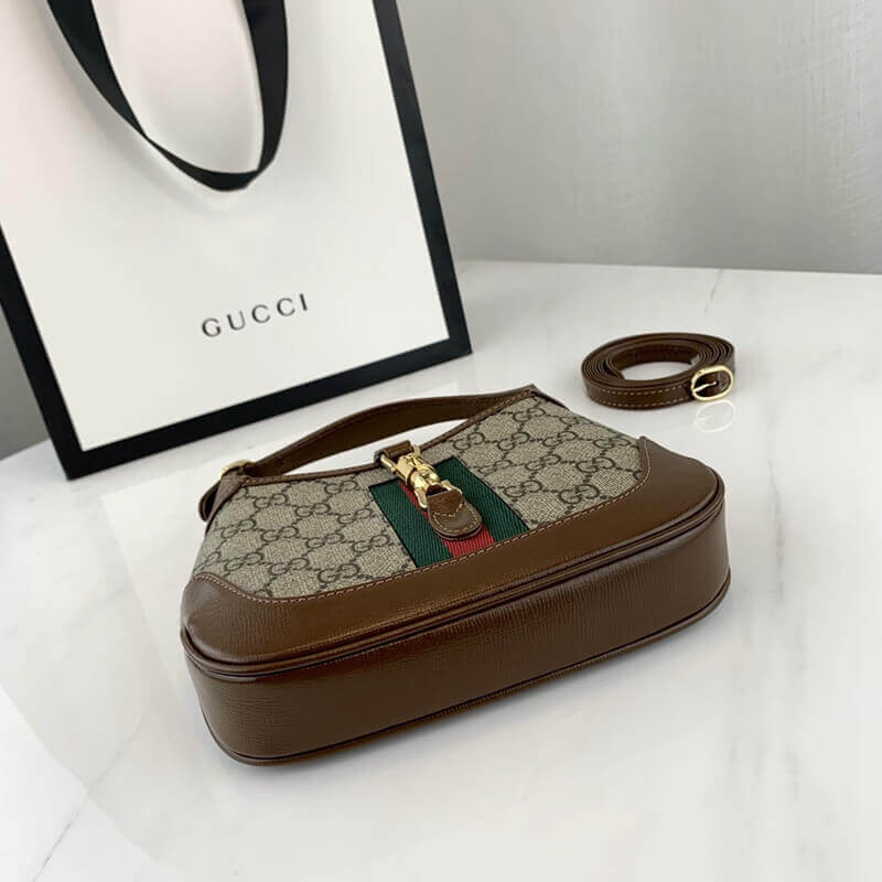 Replica Gucci Jackie 1961 Mini Hobo Bag 637092 - Image 10