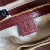 Best Replicas Bags - Gucci Jackie 1961 Small Shoulder Bag 636706 in Burgundy GG Canvas Top Quality Louis Vuitton LV Replica Bags On Sales