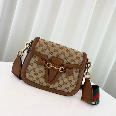 Alternative view of Replica Gucci Lady Web Original Gg Shoulder Bag 383848