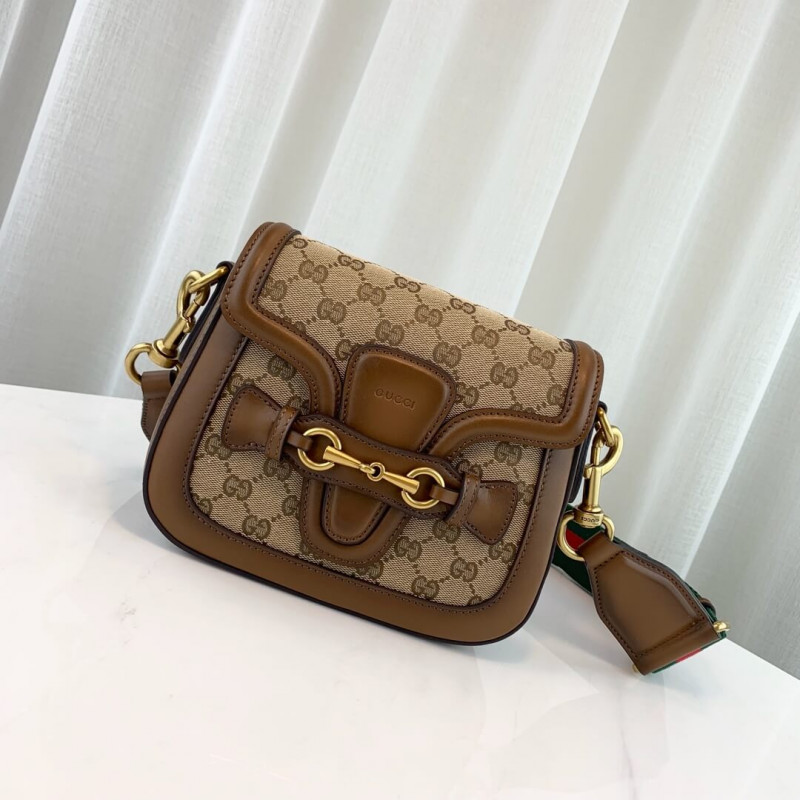 Replica Gucci Lady Web Original Gg Shoulder Bag 384821 - Image 2