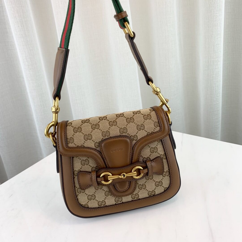 Replica Gucci Lady Web Original Gg Shoulder Bag 384821 - Image 6