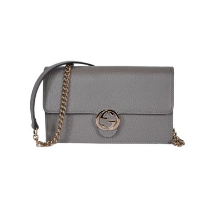 Replica Gucci Leather Interlocking Gg Crossbody Bag 510314