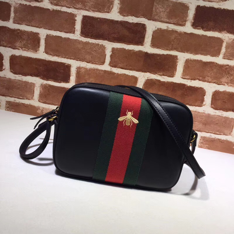 Replica Gucci Leather Shoulder Bag 412008 - Image 2