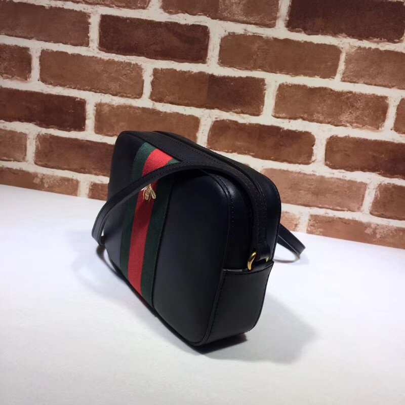 Replica Gucci Leather Shoulder Bag 412008 - Image 3
