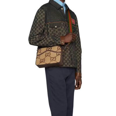 Alternative view of Replica Gucci Messenger Bag With Jumbo Gg 675891