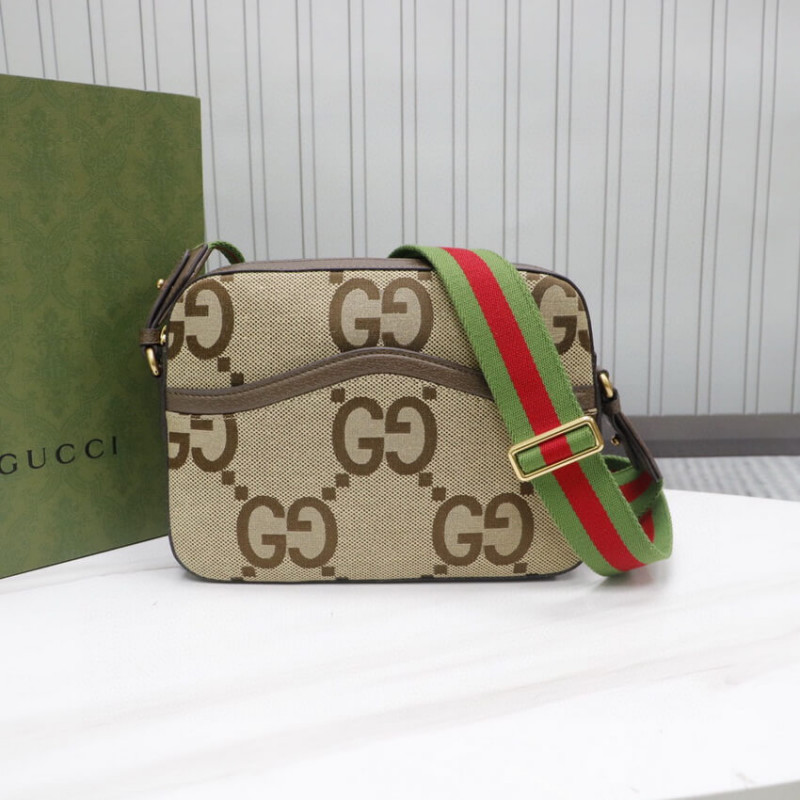 Replica Gucci Messenger Bag With Jumbo Gg 675891 - Image 3