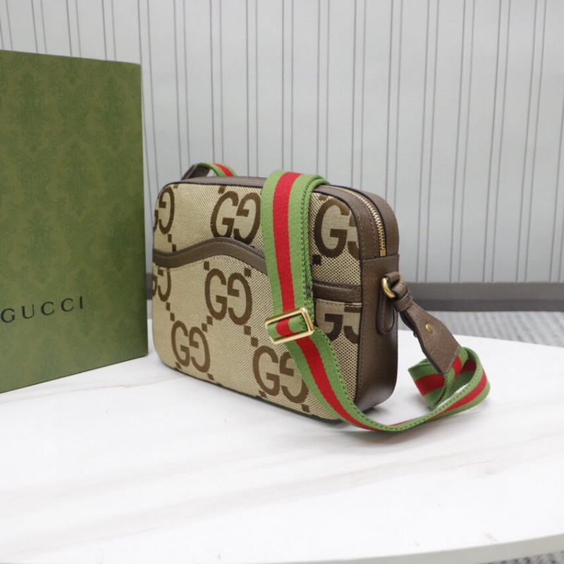 Replica Gucci Messenger Bag With Jumbo Gg 675891 - Image 4