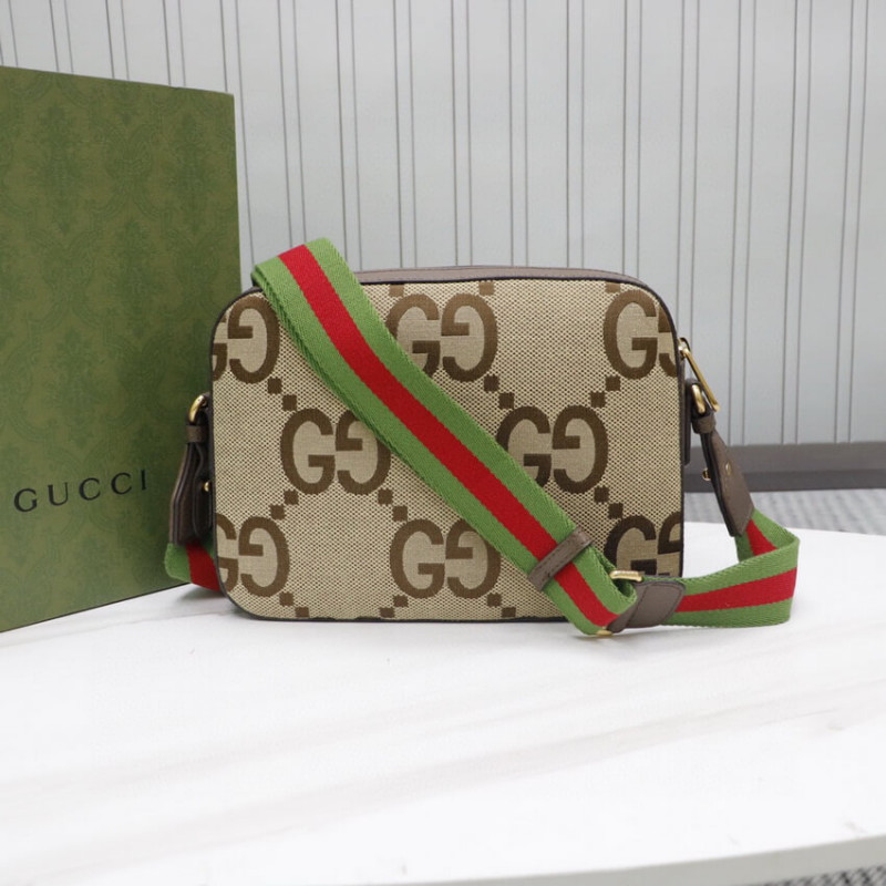 Replica Gucci Messenger Bag With Jumbo Gg 675891 - Image 5