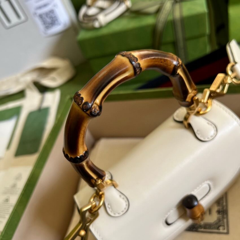 Replica Gucci Mini Top Handle Bag With Bamboo 686864 - Image 9