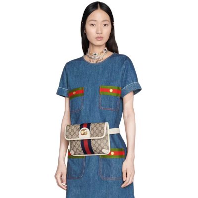 Alternative view of Replica Gucci Ophidia Belt Bag 674081
