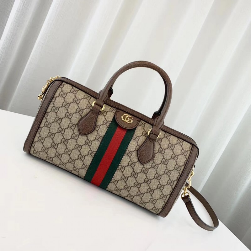 Replica Gucci Ophidia Gg Medium Top Handle Bag 524532 Coffee - Image 2