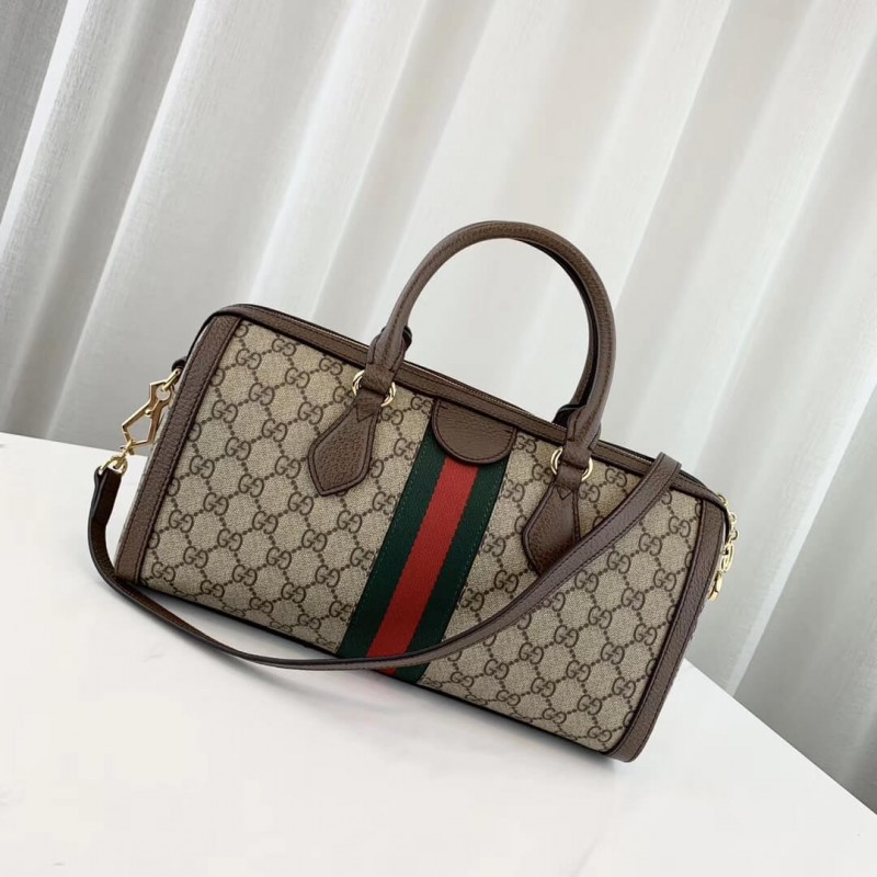Replica Gucci Ophidia Gg Medium Top Handle Bag 524532 Coffee - Image 3