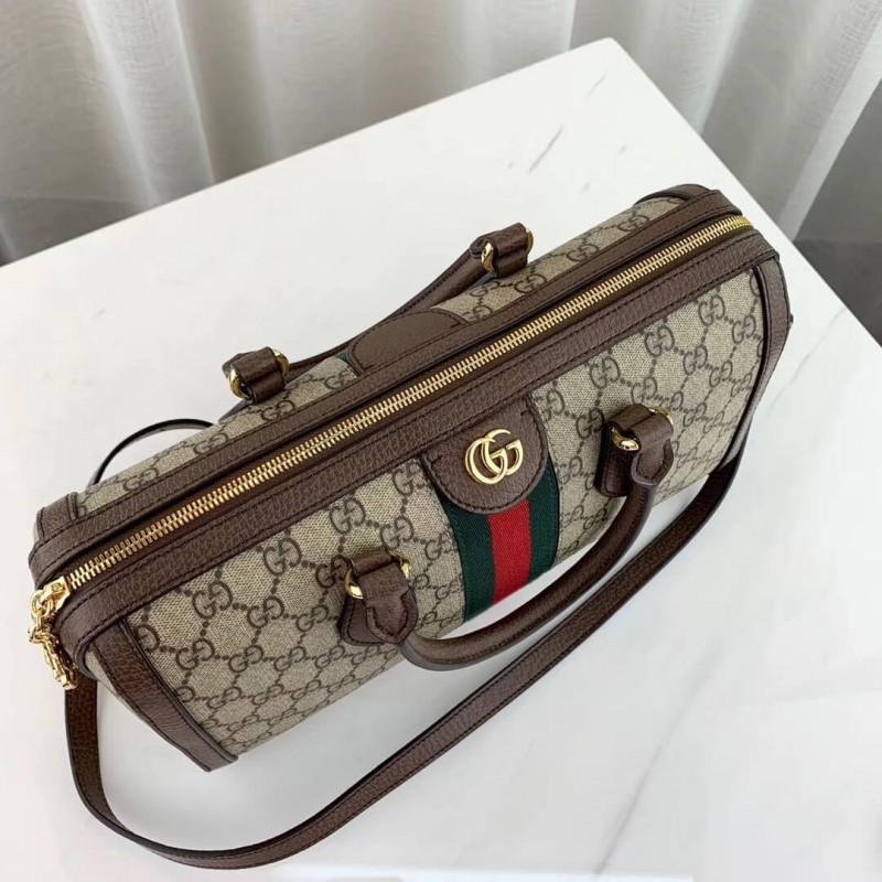 Replica Gucci Ophidia Gg Medium Top Handle Bag 524532 Coffee - Image 6