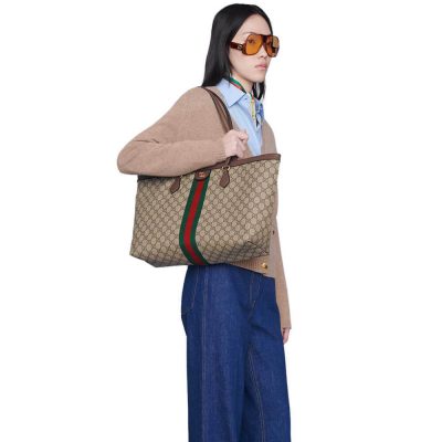 Alternative view of Replica Gucci Ophidia Gg Medium Tote 631685