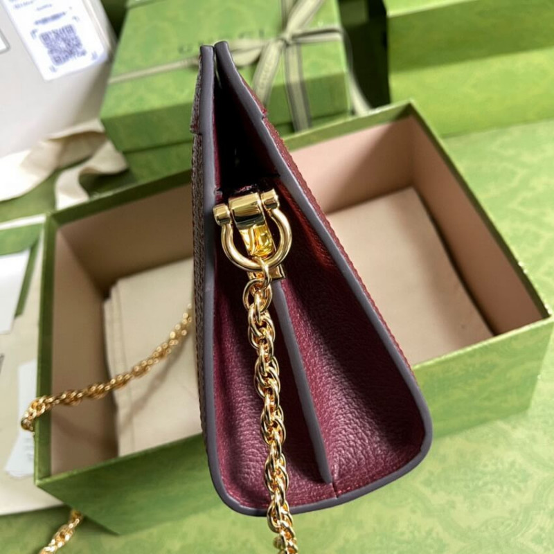 Replica Gucci Ophidia Gg Small Shoulder Bag 503877 In Burgundy - Image 4