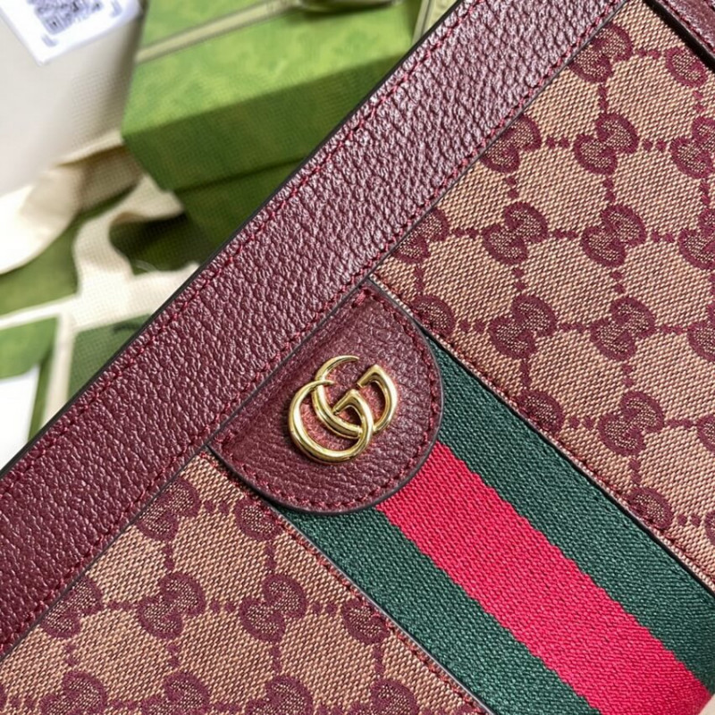 Replica Gucci Ophidia Gg Small Shoulder Bag 503877 In Burgundy - Image 5
