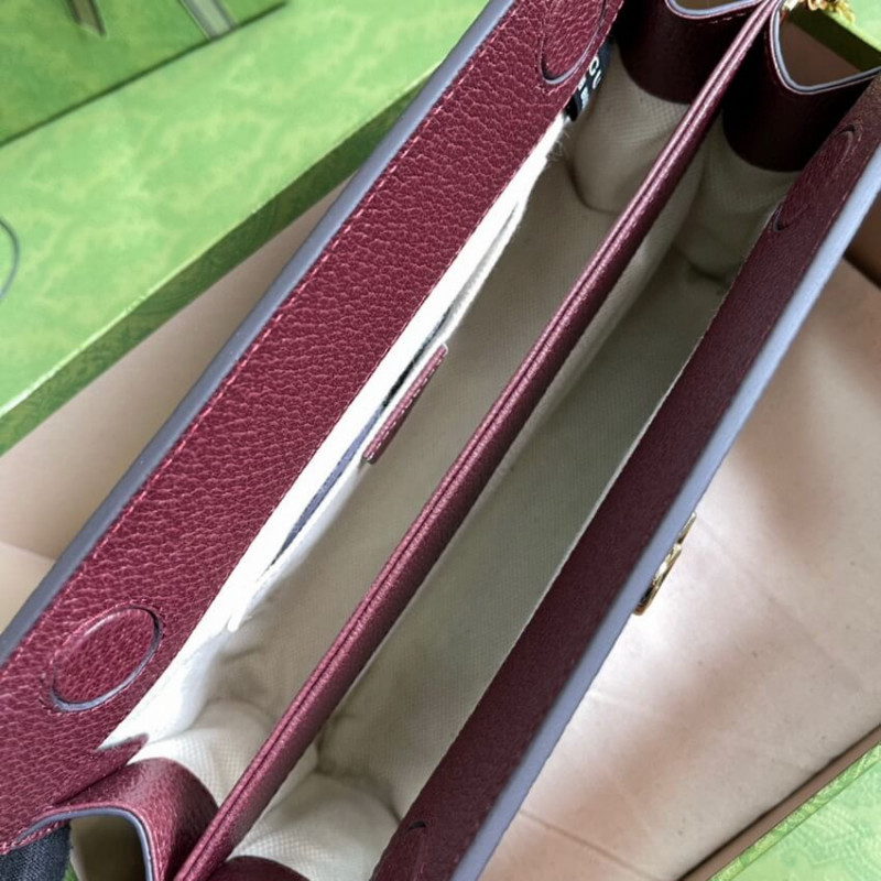 Replica Gucci Ophidia Gg Small Shoulder Bag 503877 In Burgundy - Image 6