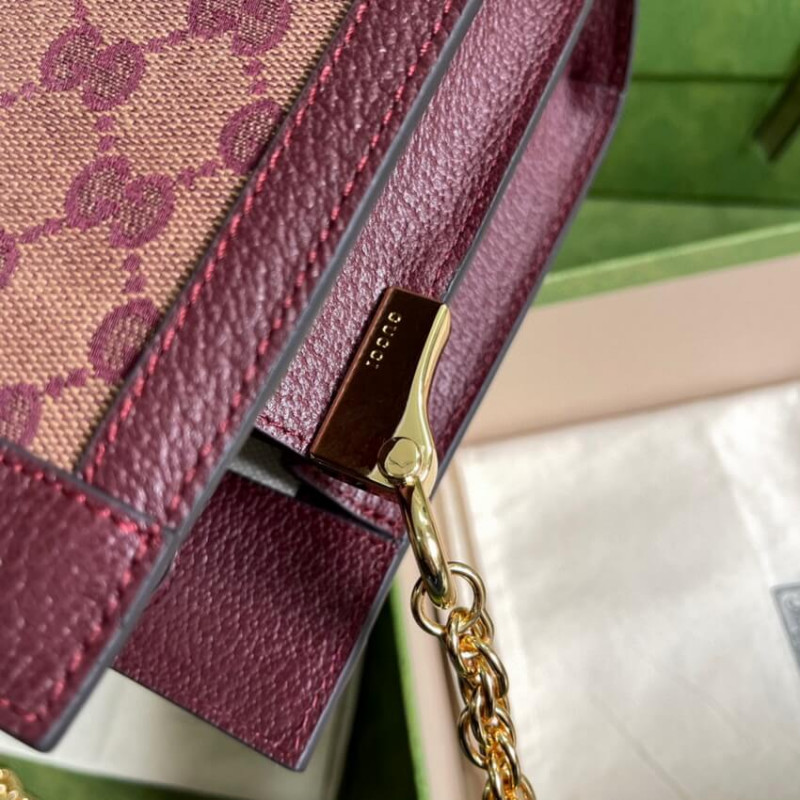 Replica Gucci Ophidia Gg Small Shoulder Bag 503877 In Burgundy - Image 7