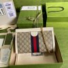 Best Replicas Bags - Gucci Ophidia GG Small Shoulder Bag 503877 White Top Quality Louis Vuitton LV Replica Bags On Sales