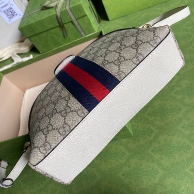 Alternative view of Replica Gucci Ophidia Gg Small Shoulder Bag In White Gg Canvas