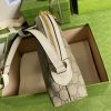 Best Replicas Bags - Gucci Ophidia GG Small Shoulder Bag in White GG Canvas Best Louis Vuitton LV Replica Bags On Sales