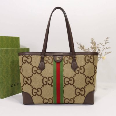 Alternative view of Replica Gucci Ophidia Jumbo Gg Medium Tote 631685