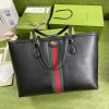 Best Replicas Bags - Gucci Ophidia Leather Tote 631685 Top Quality Louis Vuitton LV Replica Bags On Sales
