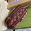 Best Replicas Bags - Gucci Ophidia Mini Bag With Web 517350 Burgundy Best Louis Vuitton LV Replica Bags On Sales