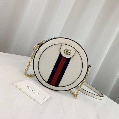 Alternative view of Replica Gucci Ophidia Mini Round Shoulder Bag 550618