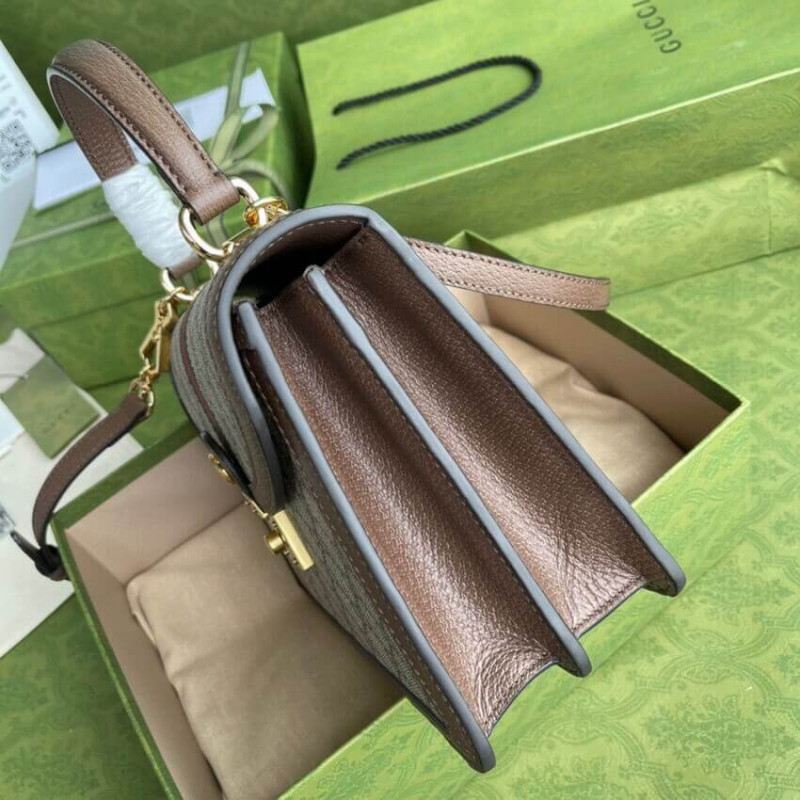 Replica Gucci Ophidia Small Top Handle Bag With Web 651055 - Image 5