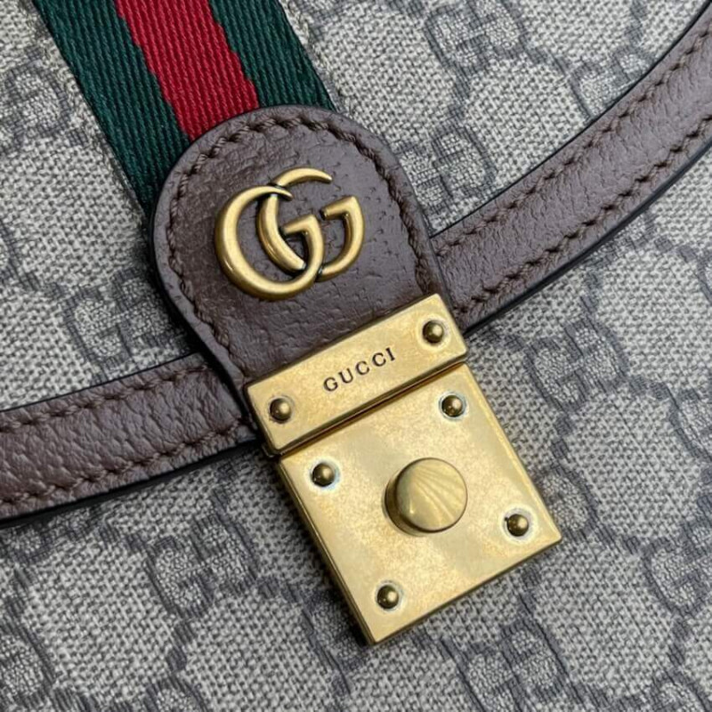 Replica Gucci Ophidia Small Top Handle Bag With Web 651055 - Image 8
