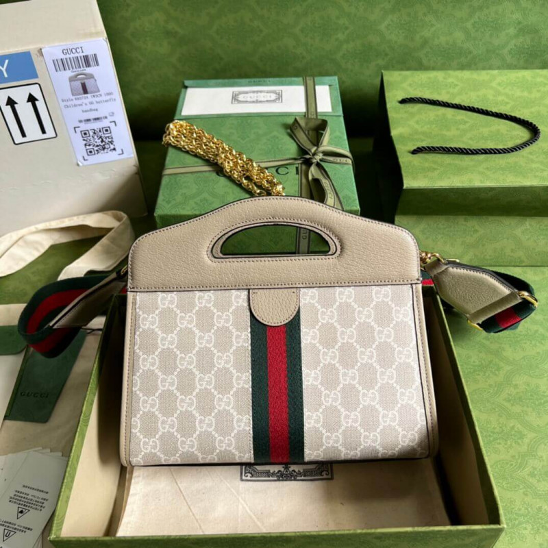 Replica Gucci Ophidia Small Tote With Web 693724 White - Image 3