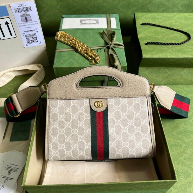 Replica Gucci Ophidia Small Tote With Web 693724 White - Image 4