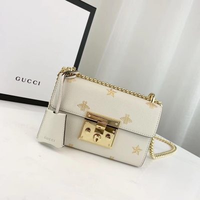 Alternative view of Replica Gucci Padlock Bee Star Small Shoulder Bag 432182