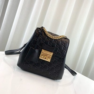 Alternative view of Replica Gucci Padlock Gucci Signature Backpack 498194