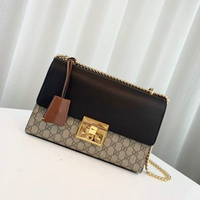 Alternative view of Replica Gucci Padlock Medium Gg Shoulder Bag 409486