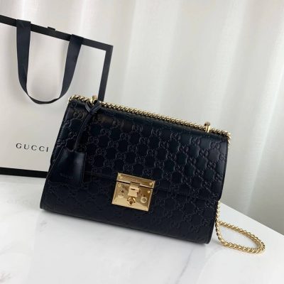 Alternative view of Replica Gucci Padlock Medium Signature Gg Shoulder Bag 409486