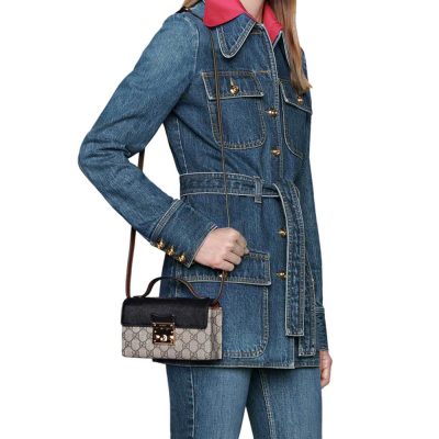 Alternative view of Replica Gucci Padlock Mini Bag 652683