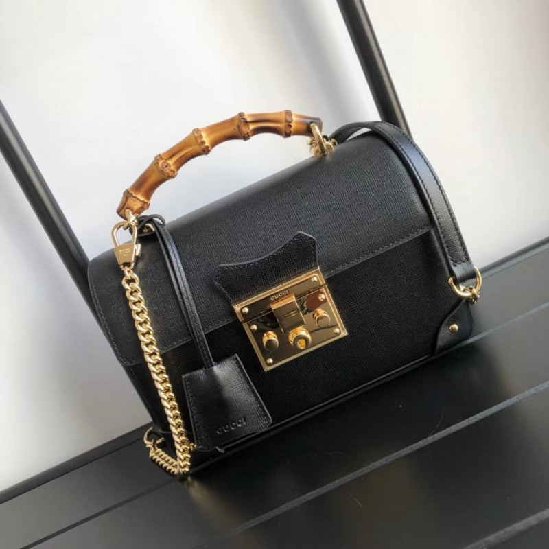Replica Gucci Padlock Small Bamboo Shoulder Bag 603221 - Image 2