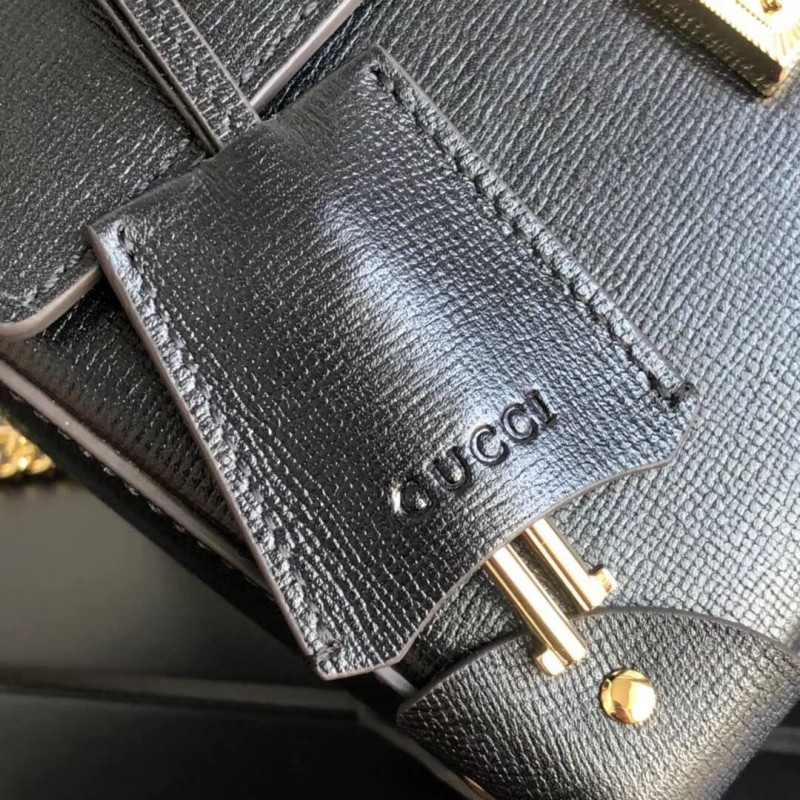 Replica Gucci Padlock Small Bamboo Shoulder Bag 603221 - Image 8