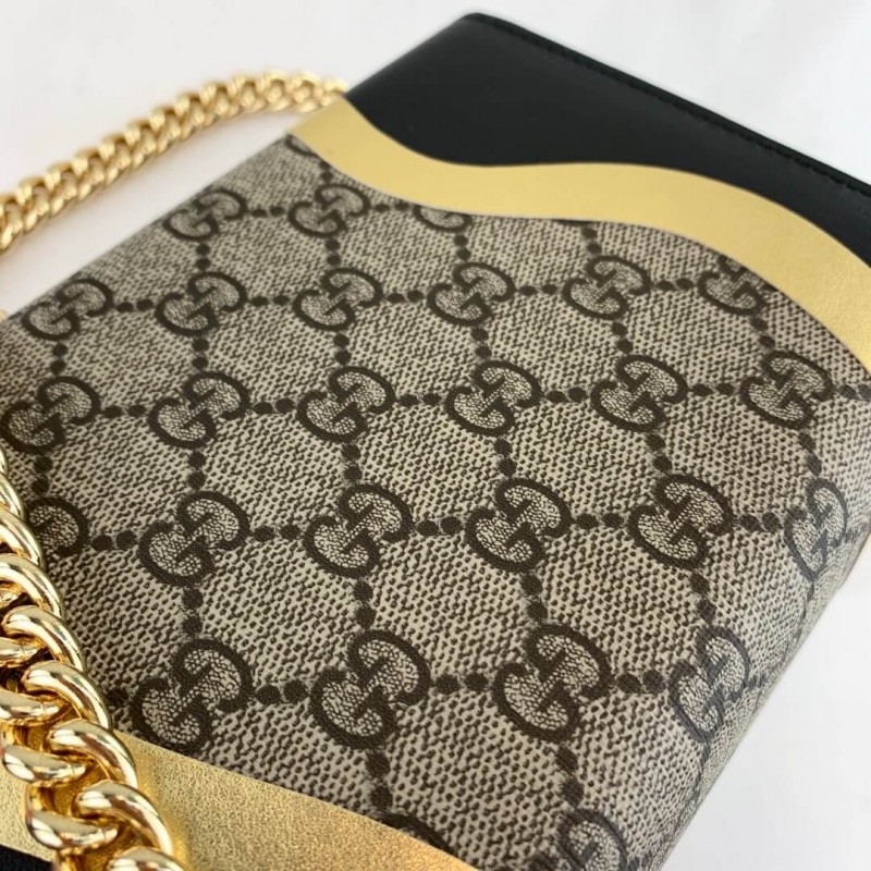 Replica Gucci Padlock Small Gg Shoulder Bag 432182 Black - Image 9