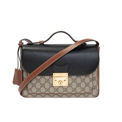 Replica Gucci Padlock Small Shoulder Bag In Gg Supreme Canvas 644527