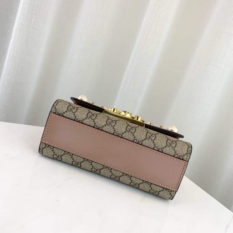 Replica Gucci Padlock Studded Gg Supreme Shoulder Bag 432182 - Image 5