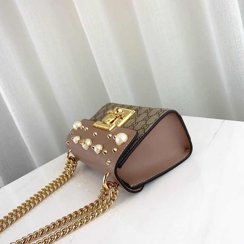 Replica Gucci Padlock Studded Gg Supreme Shoulder Bag 432182 - Image 6